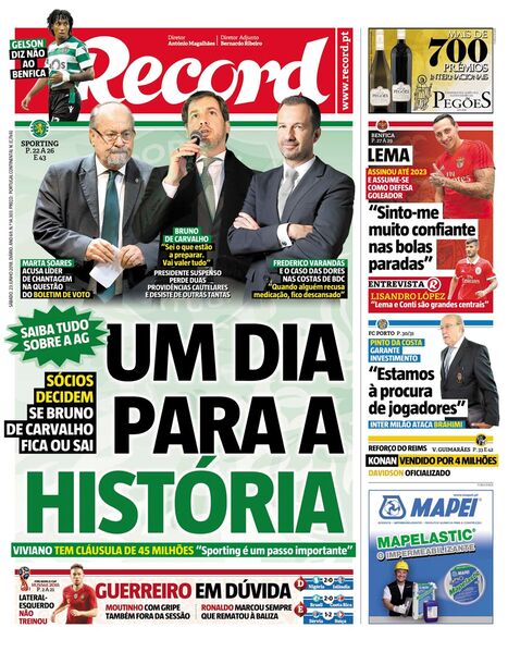 Sábado, 23 de junho de 2018