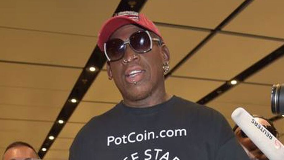 Dennis Rodman em lágrimas em Singapura