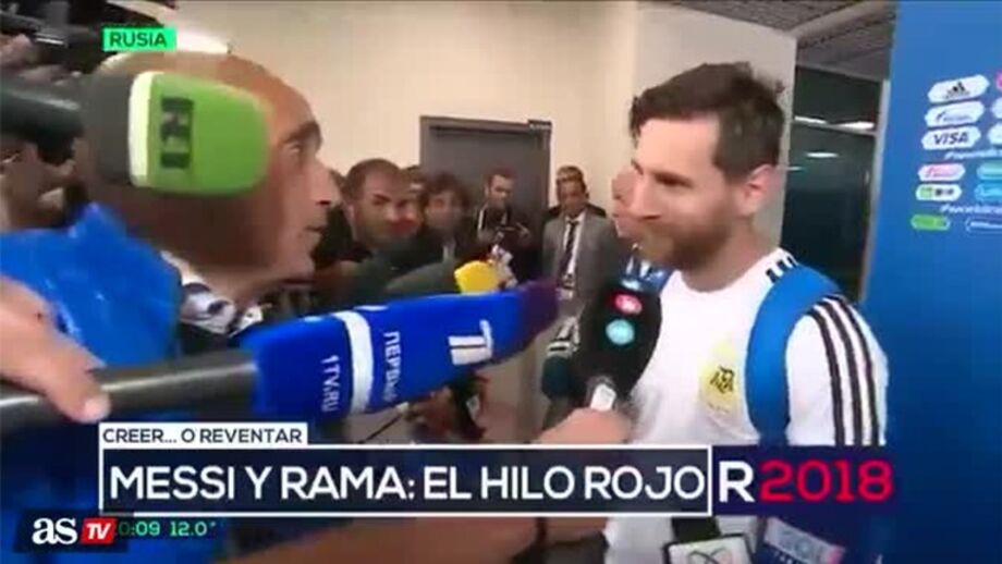 O gesto de Messi que está a emocionar a Argentina