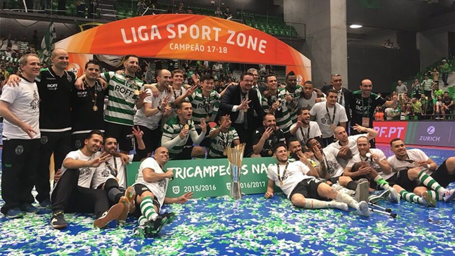 Sporting derrota Benfica nos penáltis e sagra-se tricampeão nacional de futsal