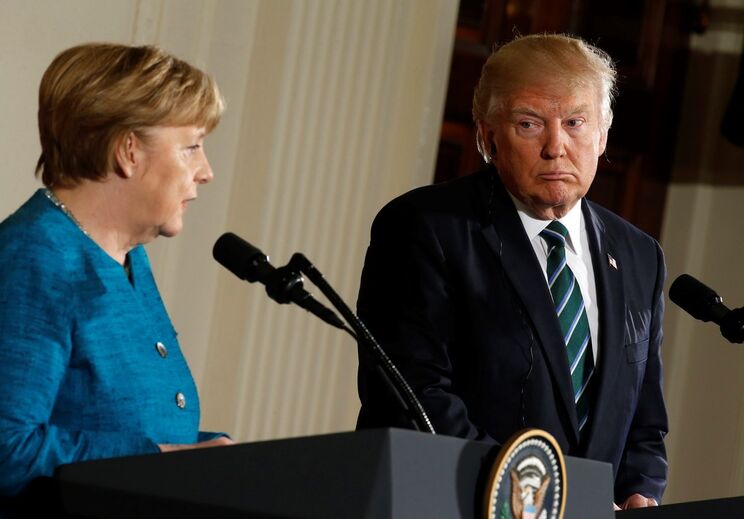 Merkel Trump
