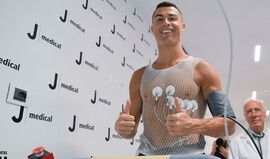 Boa disposição de Cristiano Ronaldo nos testes médicos