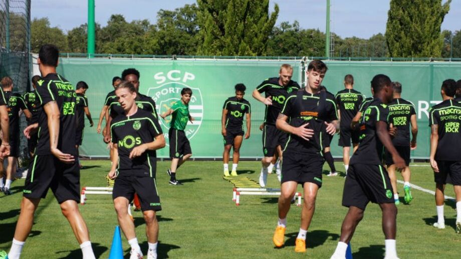 Stojkovic integrado no treino