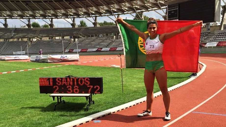 Cláudia Santos vence heptatlo nos Europeus de atletismo para deficiência intelectual
