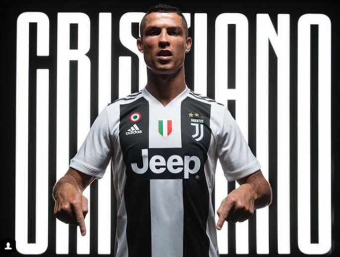 Cristiano Ronaldo já veste as cores da Juventus