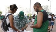 Recolha de assinaturas para o candidato à presidência Bruno de Carvalho