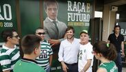 João Benedito confraterniza com sócios e adeptos
