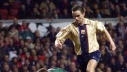 Equipamento do Barcelona na época 2001/2002