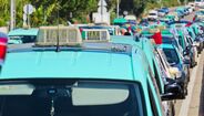 Taxistas mantêm protestos por tempo indeterminado