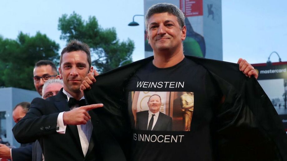 Realizador italiano surge no Festival de Veneza com t-shirt polémica