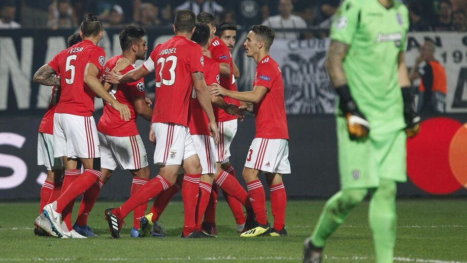 Confirmada lista de inscritos do Benfica para a Champions