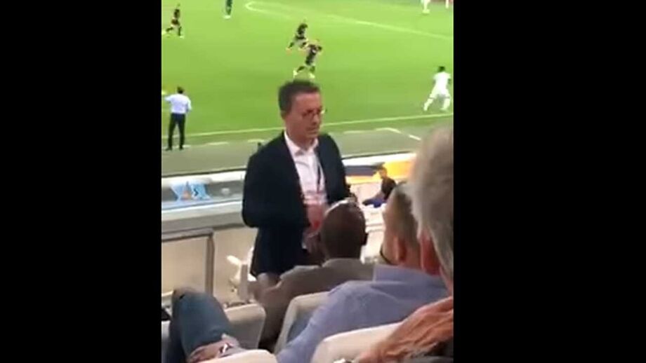 Presidente do Marselha repreende convidado na tribuna: «Quarenta mil pessoas ficaram em casa e você aqui a criticar?»
