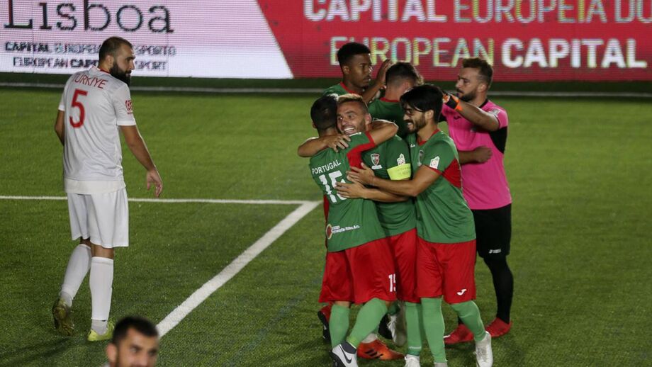 Futebol amador: Seleção Nacional supera a Turquia