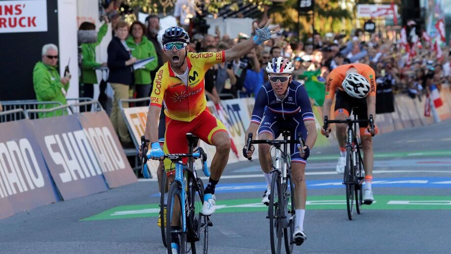 Alejandro Valverde sagra-se campeão do mundo de ciclismo de fundo
