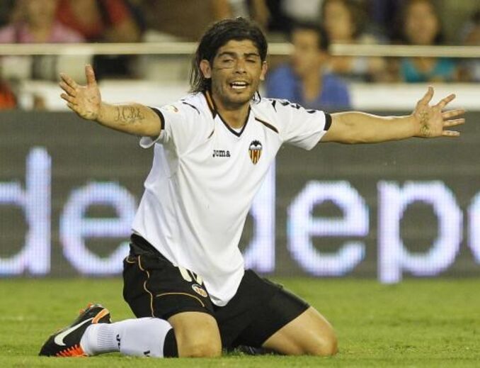 Ever Banega (Valencia): março 2008