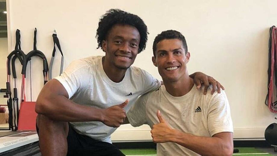 Cuadrado e Cristiano Ronaldo