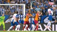 17' - (CERTO) apertado. Militão, entre os centrais turcos, sofreu ligeira pressão nas costas sem, contudo, justificar a queda aparatosa e o penálti