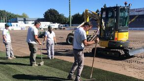 Novos relvados reforçam a ambição da subida