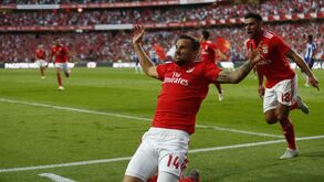 A explosão de alegria de Seferovic ao marcar ao FC Porto