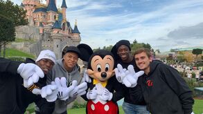 Campeões do Mundo visitaram o rato mais famoso do planeta