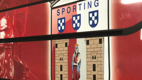 Estragos no autocarro do Sp. Braga são bem visíveis