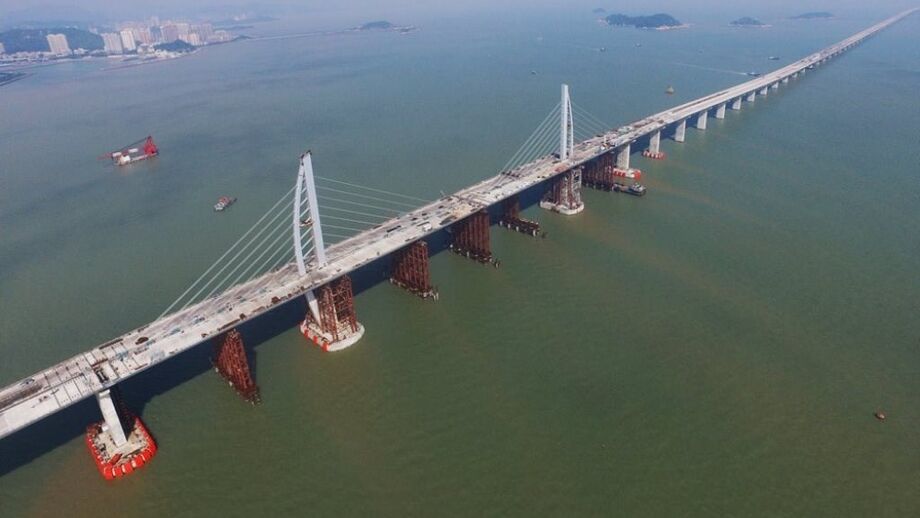 Maior ponte do mundo até tem câmaras que detectam quando os condutores bocejam