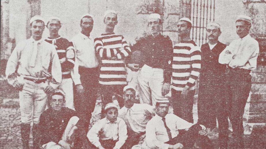 Equipa de portugueses que bateu ingleses residentes em Portugal (1889)