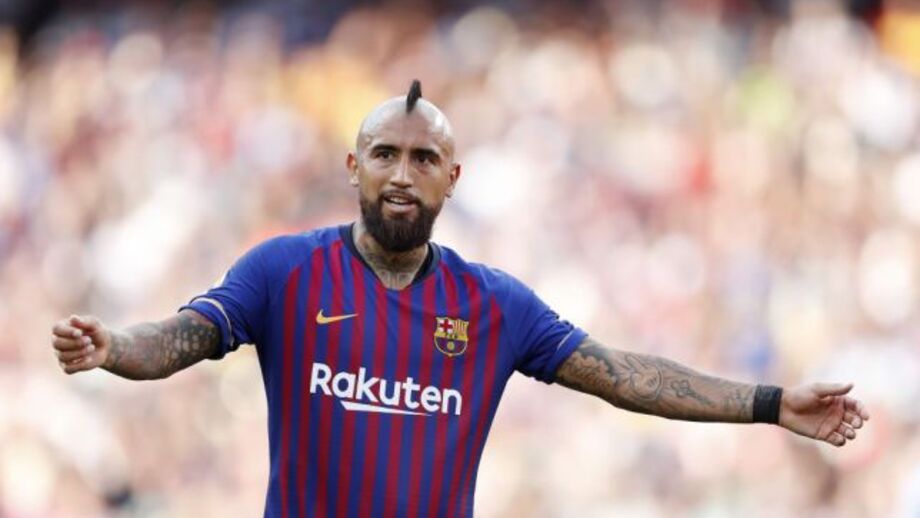 Vidal marcou o 5.º e ‘imitou’ um antigo sportinguista