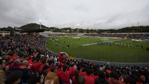 Ambiente de grande festa  no São Miguel  