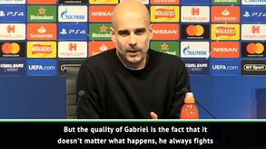 Guardiola: «O hat trick é importante para a confiança do Gabriel Jesus»