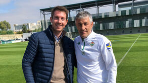 Vasco Seabra 'aprende' com Quique Setién