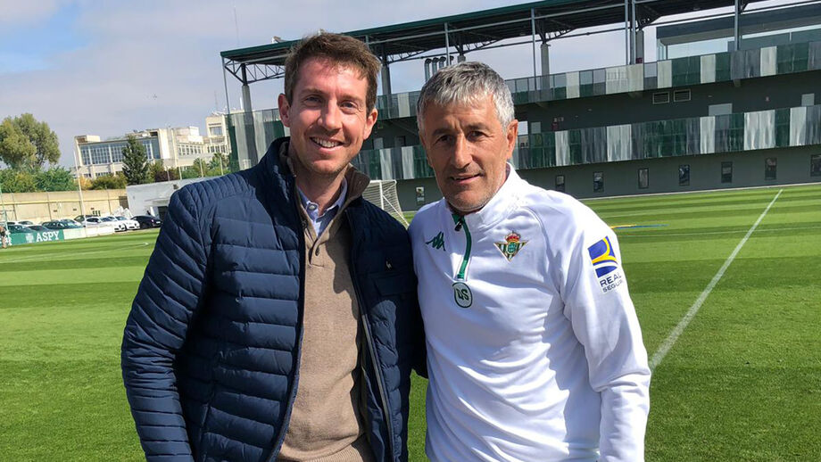 Vasco Seabra 'aprende' com Quique Setién