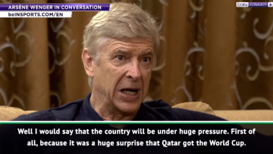 Wenger: «O Qatar está debaixo de muita pressão»