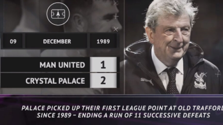 Crystal Palace conseguiu primeiro ponto em Old Trafford... desde 1989