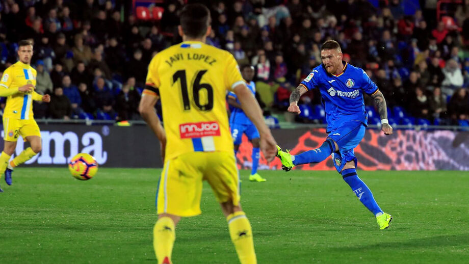 Antunes marca no triunfo por 3-0 do Getafe frente ao Espanyol