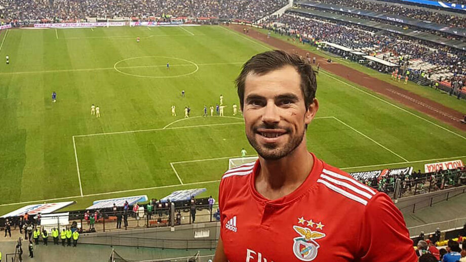 Fernando Pimenta deliciado com o Estádio Azteca