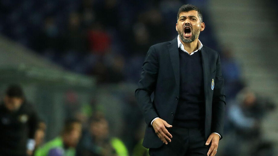 Sérgio Conceição ao lado de Mourinho