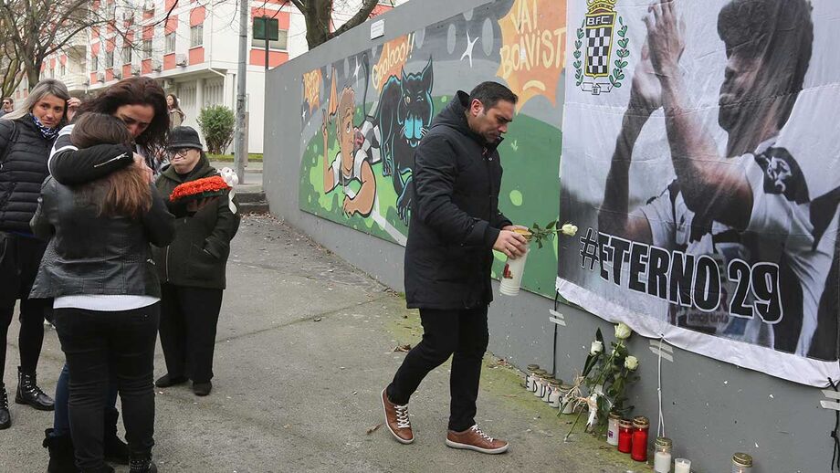 As imagens da homenagem do Boavista a Edu Ferreira