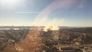 Incêndio deflagra em Campo de Ourique em Lisboa