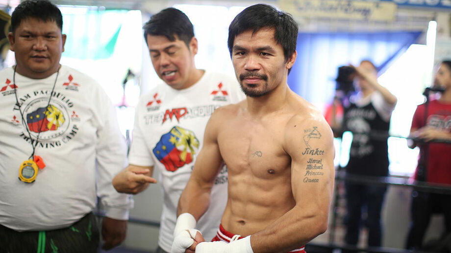 A resolução de Ano Novo de Pacquiao... com 'indireta' a Mayweather