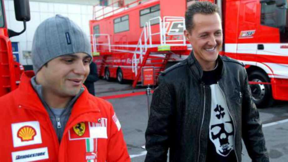 Felipe Massa envia mensagem de aniversário a Michael Schumacher