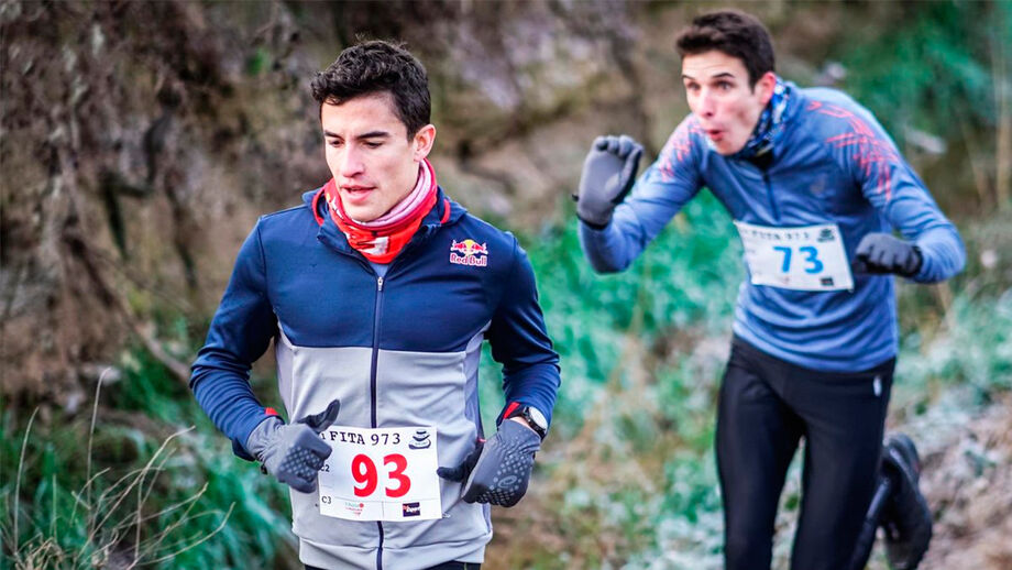 Marc Márquez derrotado pelo irmão... em prova de trail