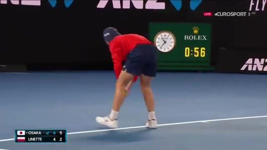 Terá sido este o embate mais dramático da noite de Open da Austrália?