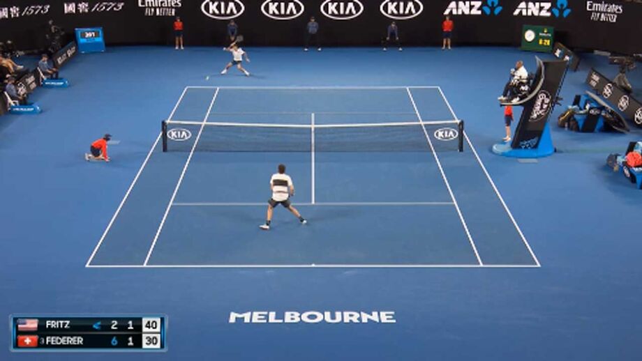 Os melhores momentos da vitória de Roger Federer frente a Taylor Fritz no Open da Austrália