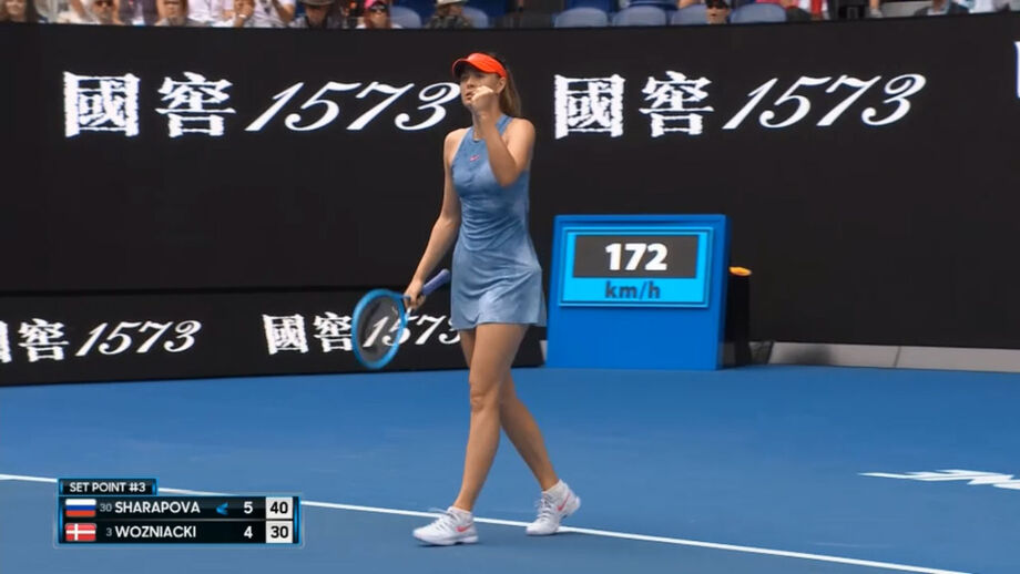 Maria Sharapova eliminou atual campeã do Open da Austrália