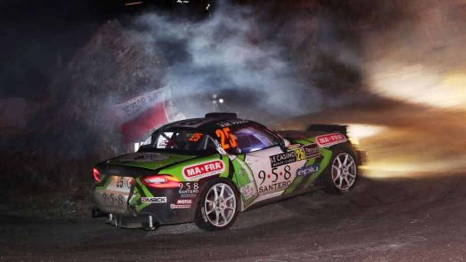 Época de 2019 abre com o Abarth 124 rally a competir no Rali de Monte Carlo