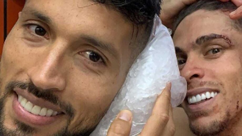 Garay passou a noite em observação no hospital devido a traumatismo craniano