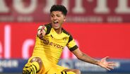 6.º - Jadon Sancho (drible bem sucedido a cada 24,1 minutos; 61% de sucesso no total de dribles que tenta)
