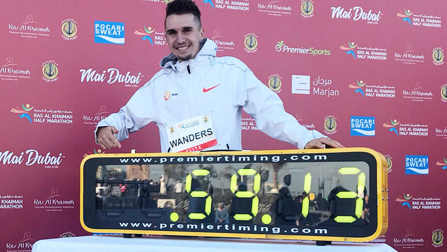 Julien Wanders pulveriza recorde da Europa da meia maratona