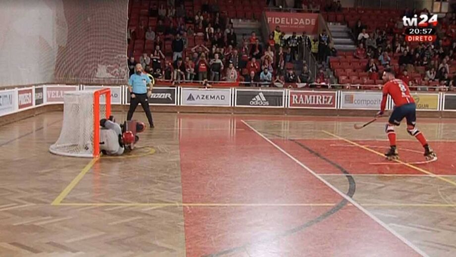 Golo invalidado à Oliveirense diante do Benfica gera enorme polémica